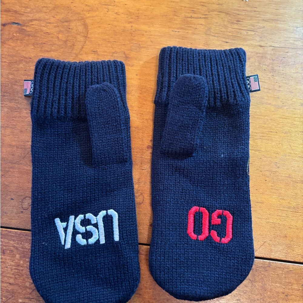 USA Navy Blue Mittens